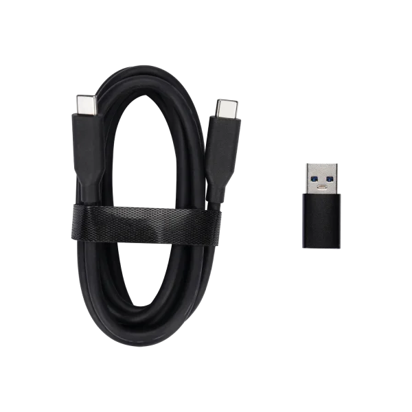 Cable USB-C 3.0 y adaptador USB-C a USB-A 3.0